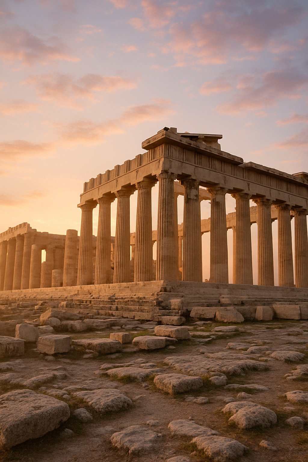 parthenon at sunrise